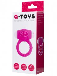 Эрекционное кольцо на пенис TOYFA A-Toys с вибрацией – розовый
