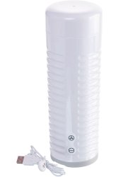 Нереалистичный мастурбатор LOVENSE MAX 2, 20 см, ТПЕ, белый