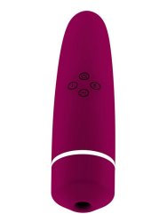 Двустронний стимулятор с вибрацией и всасыванием Hiky – пурпурный
