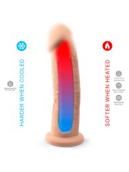 Реалистичный фаллоимитатор SILEXD Model 2, 22,8 см, силикон, светлый телесный