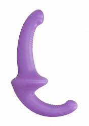 Безремневой страпон Silicone Strapless (фиолетовый)