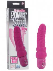 Фаллоимитатор с вибрацией Bendie Power Stud Curvy – розовый