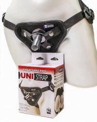 Универсальный корсетный пояс Harness Uni Strap на шнуровке – черный