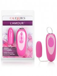 Многоскоростная вибропуля с проводным пультом управления L'Amour Premium Power Bullet – розовый