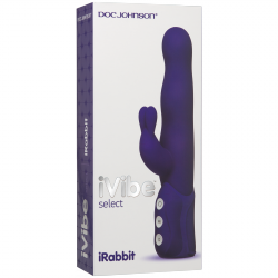 Вибромассажер двойного действия iVibe Select iRabbit – фиолетовый