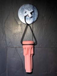 Держатель Fleshlight Hang Dry для просушки мастурбаторов, 26 см, черный