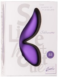 Вибромассажер Silhouette S3 перезаряжаемый – фиолетовый