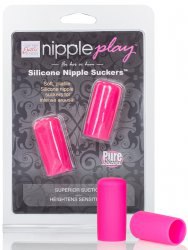 Насадки-присоски на соски Nipple Suckers из силикона – розовый
