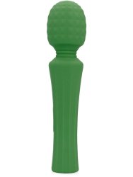 Мощный вибратор WAND - Green Mumba, 20,5 см, 10 скоростей, силикон, зеленый
