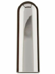 Компактная вибропуля Glam - SILVER, 9 см, 10 режимов, серебристый
