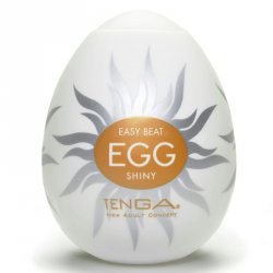 Мастурбатор яйцо Tenga Egg - Shiny – белый
