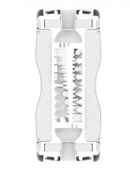 Нереалистичный мастурбатор Tenga Dual Sentation Cup, 15,5 см, ТПЭ, белый