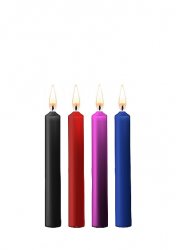 Набор разноцветных восковых BDSM-свечей Teasing Wax Candles Large
