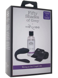 Набор для пар Fifty Shades of Grey We-Vibe Moving As One, 3 предмета, черный