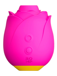 Бесконтактный стимулятор клитора Romp Suction Rose, 7,6 см, в форме розы, розовый