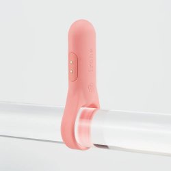 Эрекционное кольцо iroha paiRING+ Coral Pink с усиленной вибрацией