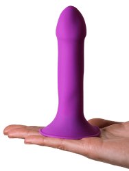 Нереалистичный фаллоимитатор Adrien lastic Hitsens 6, 13,5 см, силикон, фиолетовый