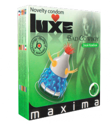 Презерватив Luxe «Злой ковбой» со стимулирующими усиками - 1 шт