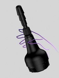 Адаптер под фаллоимитатор Kiiroo Keon, 19,5 см, черный