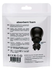 Комплект впитывающих насадок к мастурбатору Kiiroo Powerblow Absorbent Foam, 5 шт, черный