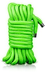 Флуорисцентная веревка для связывания Shots Toys Japanese Rope, 5 метров