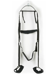 Надёжные качели на потолок Bad Kitty Schaukel, до 100 кг, черный