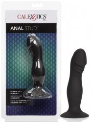 Анальный стимулятор Silicone Anal Stud на присоске – черный