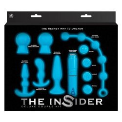 Набор секс-игрушек The Insider Set Deluxe Couple Kit - бирюзовый