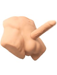 Реалистичная секс-кукла для женщин в форме полуторса SILEXD Apollo S, светлый телесный, 17,7 см