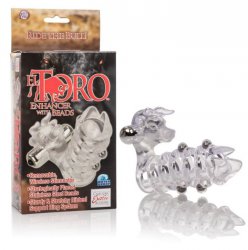 Стимулятор для пар Calexotics El Toro Enhancer with Beads – прозрачный