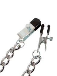 Элегантные зажимы на соски Orion Kette mit Klemmen, 43,5 см, металл, серебристый