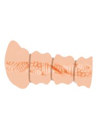 Реалистичный мастурбатор Baile Crazy Bull Rossi Flesh 3D, 14 см,  вагина с утягивающими кольцами, телесный