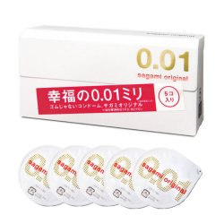 Презервативы Sagami Original 001 полиуретановые, 5 шт.