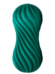 Нереалистичный мастурбатор Tenga Flex Fizzy Green, 20 см, ТПЭ, зеленый