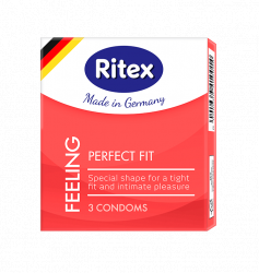 Презервативы Ritex Perfect fit 3 (анатомической формы с накопителем)