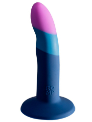 Изогнутый фаллоимитатор Romp Piccolo, 14 см, силикон, синий