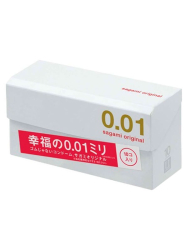 Ультратонкие презервативы Sagami Original 001, полиуретановые, повышенная прочность, 10 шт