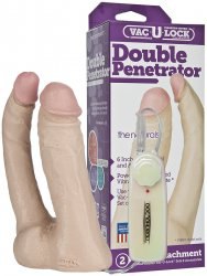 Насадка Double Penetrator 6 с вибрацией – телесный
