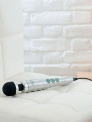 Мощный вибратор Doxy Die Cast 3, 28 см, силикон, серебряный