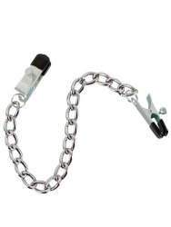 Элегантные зажимы на соски Orion Kette mit Klemmen, 43,5 см, металл, серебристый