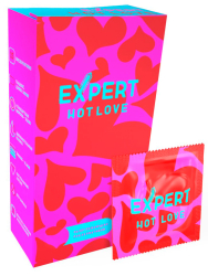 Гладкие презервативы EXPERT Hot Love, с разогревающим эффектом, 12 шт