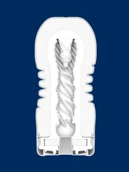 Нереалистичный мастурбатор Tenga Premium Rolling Head Cup, 15,5 см, ТПЭ, белый