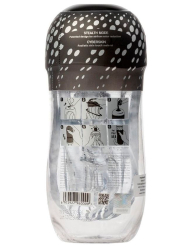 Нереалистичный мастурбатор Sauce Black Pepper, 16 см, ТПЕ, черный