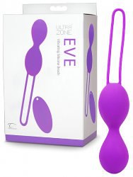 Вагинальные шарики с вибрацией Eve перезаряжаемые – фиолетовый
