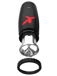 Реалистичный автоматический мастурбатор Pipedream PDX Elite Moto-Bator, 23 см, ротик, черный