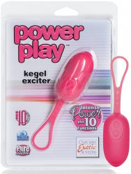 Вибро-яйцо Power Play Kegel Exciter – розовый