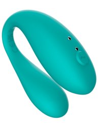 Парный вибратор Amovibe TWIN Tiffani, 8 см, 4 режима, управление через приложение, силикон, тиффани