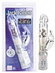 Вибромассажер Waterproof Jack Rabbit Vibes – прозрачный