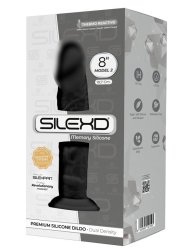 Реалистичный фаллоимитатор SILEXD Model 2, 19,7 см, силикон, черный