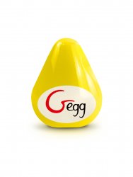 Gvibe Gegg Yellow - яйцо-мастурбатор, 6.5х5 см.